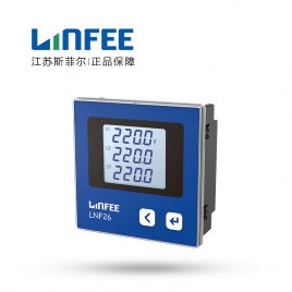 领菲（LINFEE） LCD 三相电压表 LNF26  AC100V-3P3W