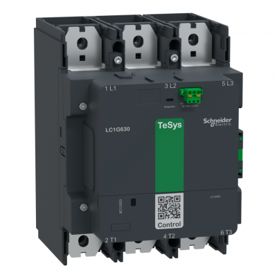 Schneider 施耐德电气 型号：LC1G630EHEN 描述TeSys Giga接触器,3P(3NO),AC-3 <=440V 800A,全球标准版,100-250V AC/DC线圈