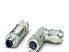 PHOENIX CONTACT/菲尼克斯 型号：SACC-M12MRD-4Q SH PN - 数据连接器 货号：1554539  数据连接器，PROFINET CAT5 (100 Mbps)，4-位置
