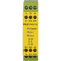 皮尔兹Pilz 安全继电器 PNOZ X2 24VAC/DC 2n/o （774303）