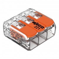万可WAGO 带有操作杆的导线连接器221-413