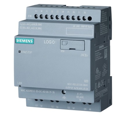 SIEMENS/西门子 可编程PLC、自动化与控制系统、控制器、CPU、扩展模块、通信模块、逻辑模块、中央处理单元、SIPLUS LOGO! 基本模块6ED1052-2CC08-0BA2